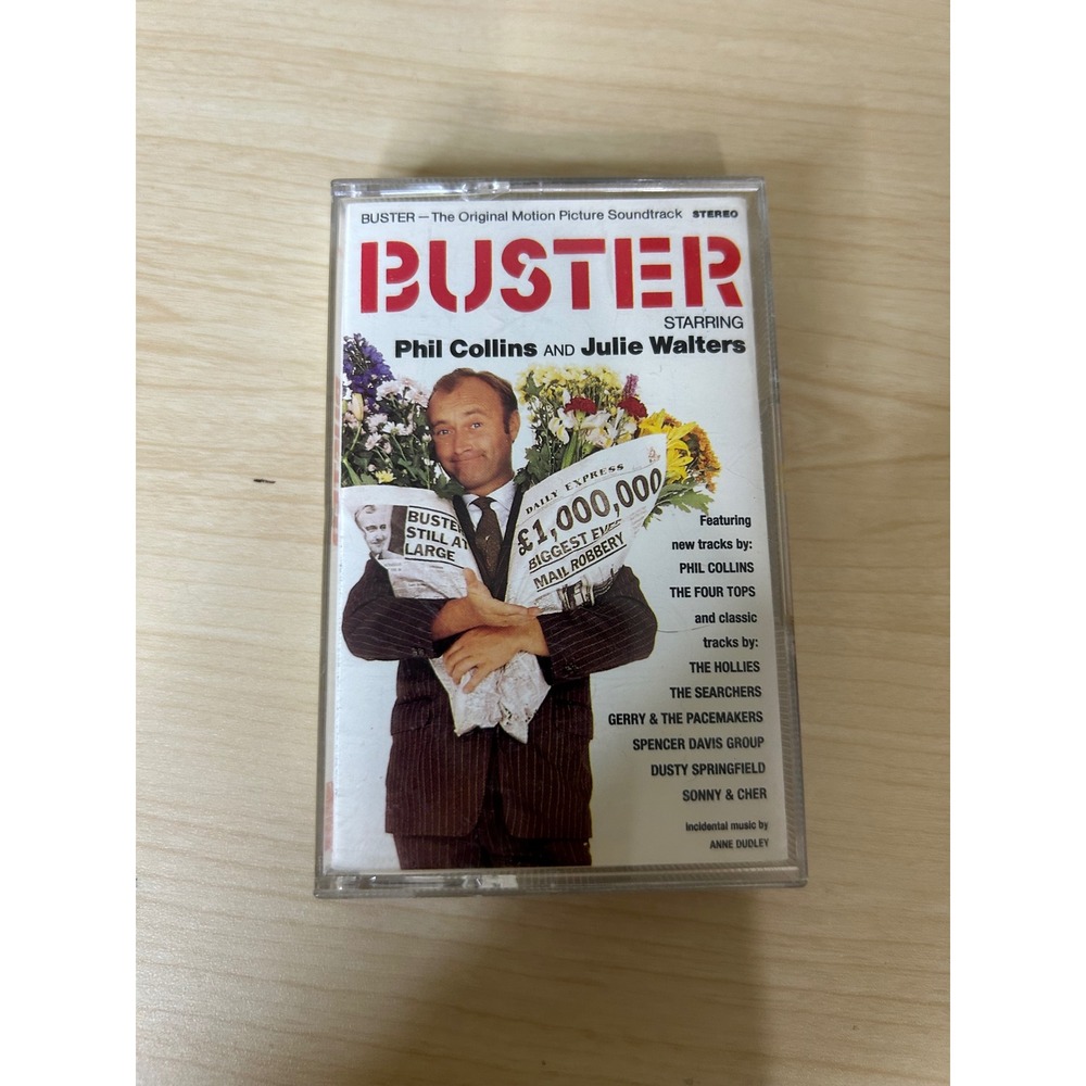 Buster Movie Soundtrack Cassette Tape 1988 Phil Collins Atlantic 81905-4